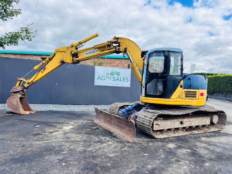 KOMATSU PC130 LC TRACKED EXCAVATOR*C/W OFFSET BOOM*VIDEO*