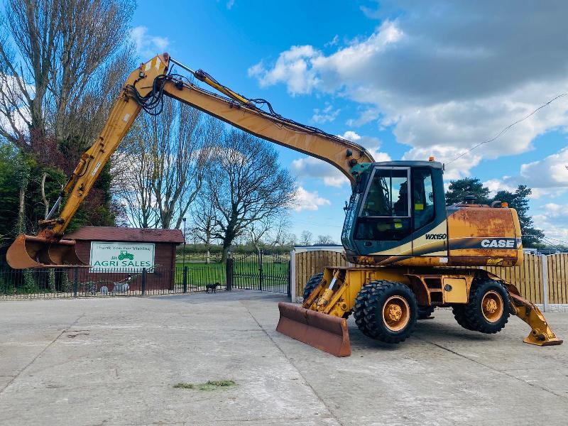 CASE WX150 WHEELED EXCAVATOR *ONLY 4207 HOURS* C/W LONG REACH BOOM