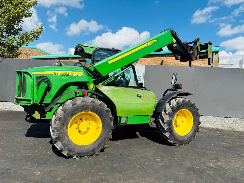 JOHN DEERE 3215 TURBO TELEHANDLER*AG SPEC*C/W PALLET TINES*