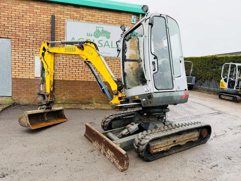WACKER NEUSON EZ28 EXCAVATOR*C/W VDS*YEAR 2016*VIDEO*