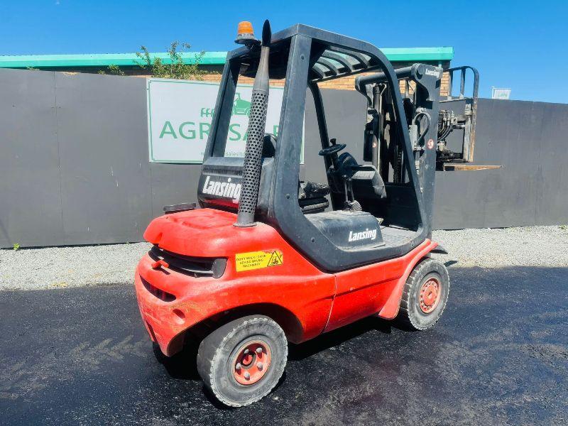 LINDE H25D-03 CONTAINER SPEC FORKLIFT*ONLY 3798 HOURS*VIDEO*