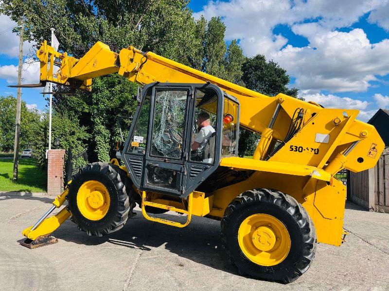 JCB 530-120 4WD TELEHANDLER *12 METERS* C/W PALLET TINES *VIDEO*