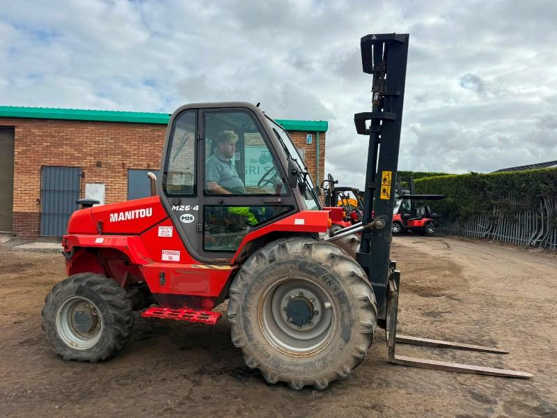 MANITOU M26-4 FORKLIFT*C/W PALLET TINES*VIDEO*