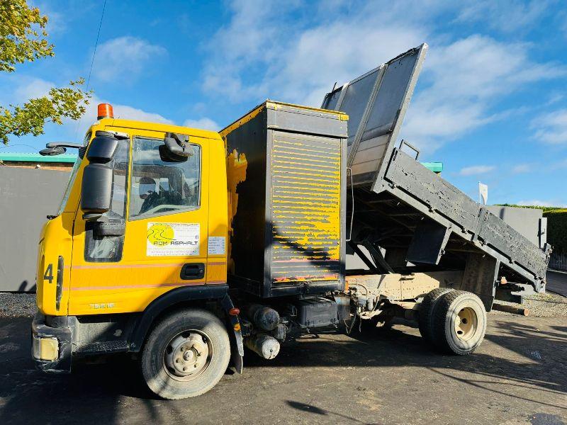 IVECO 75E16 7.5 TONNE TIPPING TRAILER*C/W BEHIND CAB STORAGE*VIDEO*