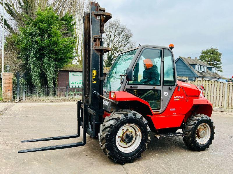 MANITOU M30-4 ROUGH TERRIAN 4WD FORKLIFT *YEAR 2014* C/W PICK UP HITCH *VIDEO*