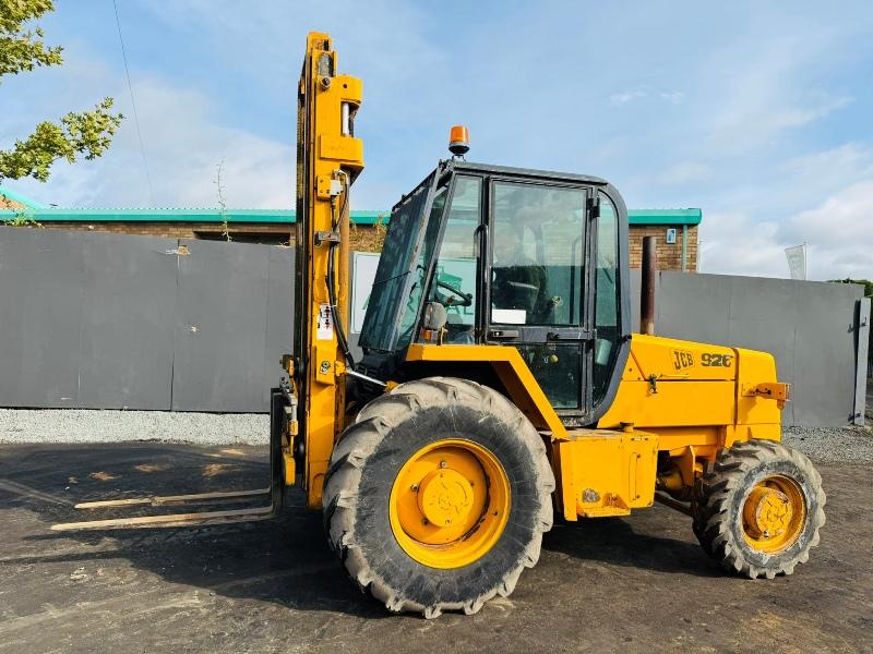 JCB 926 4WD ROUGH TERRAIN FORKLIFT*C/W PALLET TINES*VIDEO*