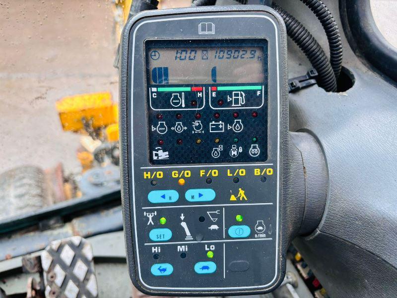 KOMATSU PW150ES-6K 4WD WHEELED EXCAVATOR C/W QUICK HITCH & RAILWAY GEAR *VIDEO*