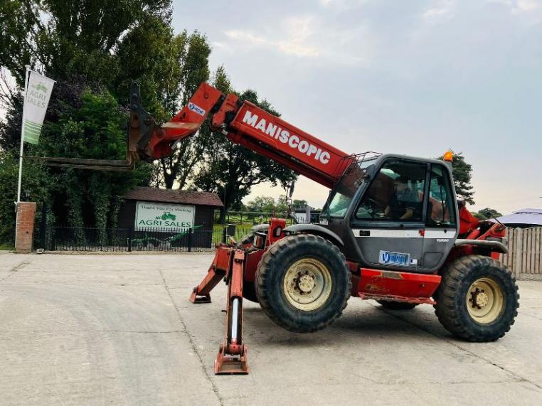 MANITOU MT1337SL 4WD TELEHANDLER *13 METER REACH* C/W PALLE TINES *VIDEO*