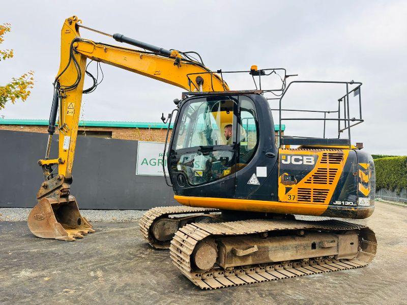 JCB JS130LC TRACKED EXCAVATOR*C/W BUCKET*YEAR 2012*VIDEO*