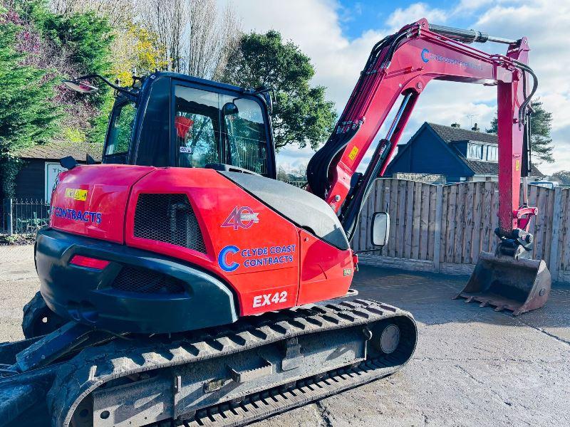 KUBOTA KX080-4A2 EXCAVATOR *YEAR 2020, 3137 READING* C/W 3 X BUCKETS *VIDEO*