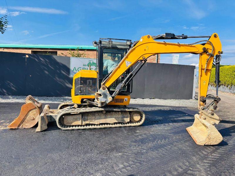 JCB 48Z-1 T3 TRACKED EXCAVATOR*YEAR 2020*C/W 3 BUCKETS*VIDEO*