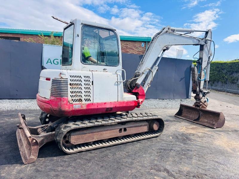 TAKEUCHI TB145 EXCAVATOR*C/W HYDRAULIC THUMB*VIDEO*