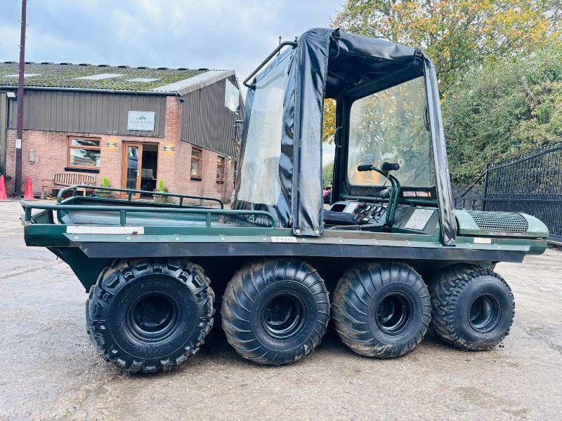 HILLCAT 8WD UTLITY VEHICLE C/W EASY SHEET CANOPY 