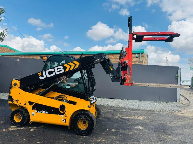 JCB 35D TELETRUK*YEAR 2018*C/W HYDRAULIC BAIL GRAB*VIDEO*
