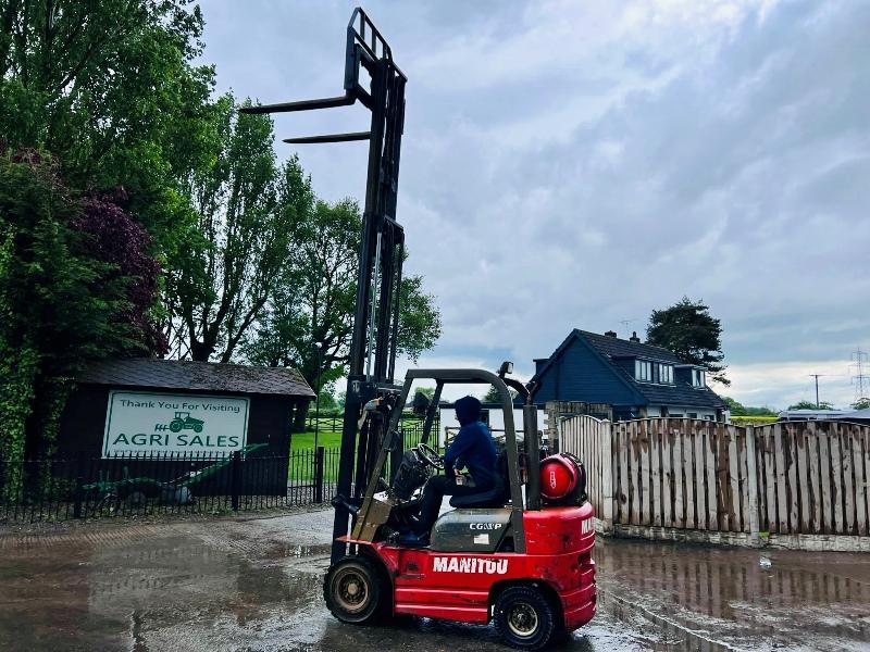 MANITOU CG18P DIESEL FORKLIFT *CONTAINER SPEC* C/W SIDE SHIFT *VIDEO*