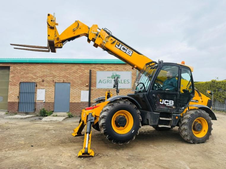 JCB 540-140 HI VIZ 4WD TELEHANDLER*C/W PALLET TINES*YEAR 2017*VIDEO*