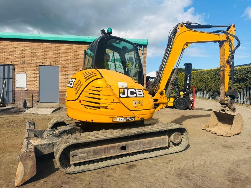 JCB 8085 ZTS EXCAVATOR*C/W BUCKET*YEAR 2012*VIDEO*