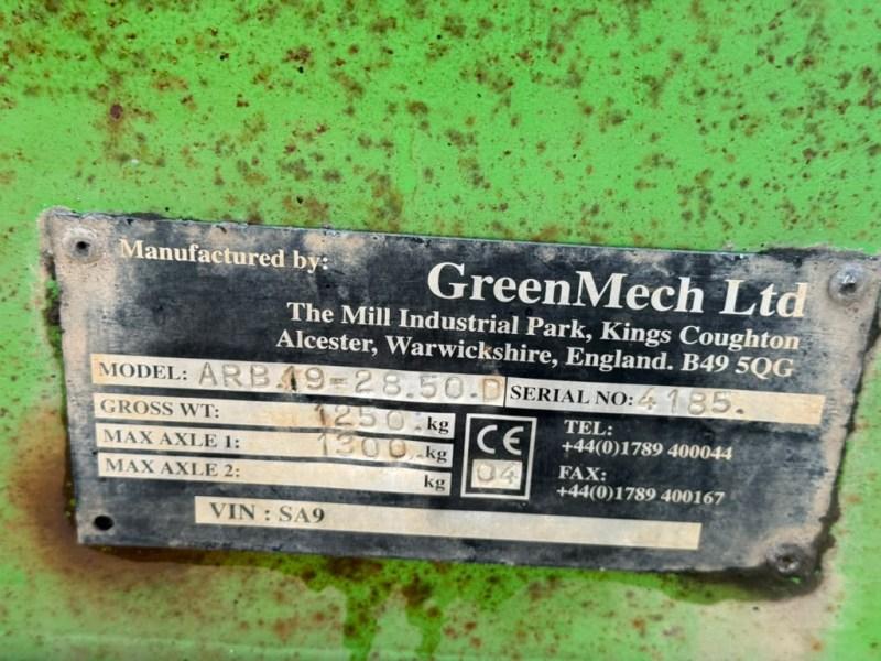 GREEN MECH TOWABLE WOOD CHIPPER*C/W ISUZU ENGINE*VIDEO*