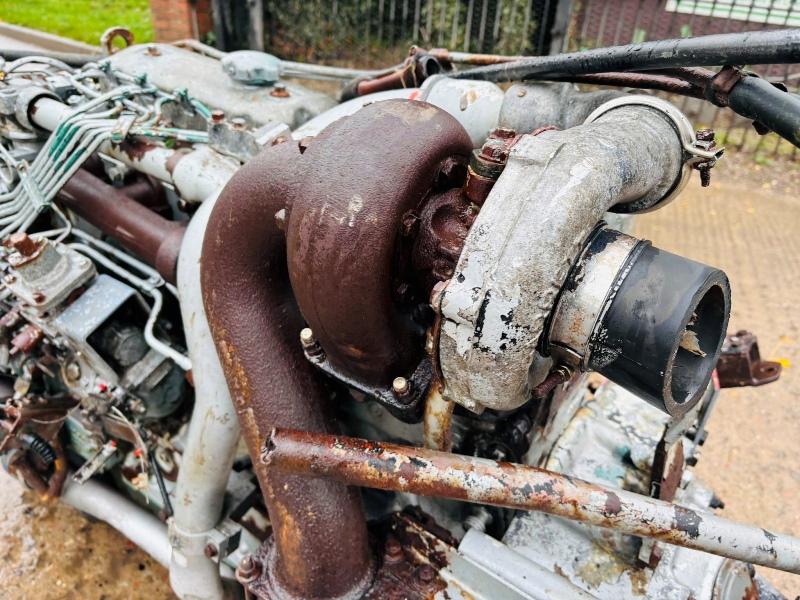 VOLVO TURBO 6 CYLINDER ENGINE & GEAR BOX *VIDEO*