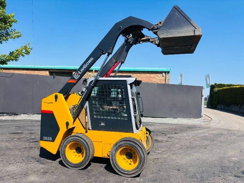 LIUGONG 365B SKIDSTEER *C/W BUCKET* 1 OWNER FROM NEW*YEAR 2016*VIDEO*