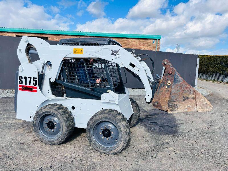 BOBCAT S175 HIGHLIFT SKIDSTEER *C/W 3 IN 1 BUCKET*READING 2621 HOURS*VIDEO*