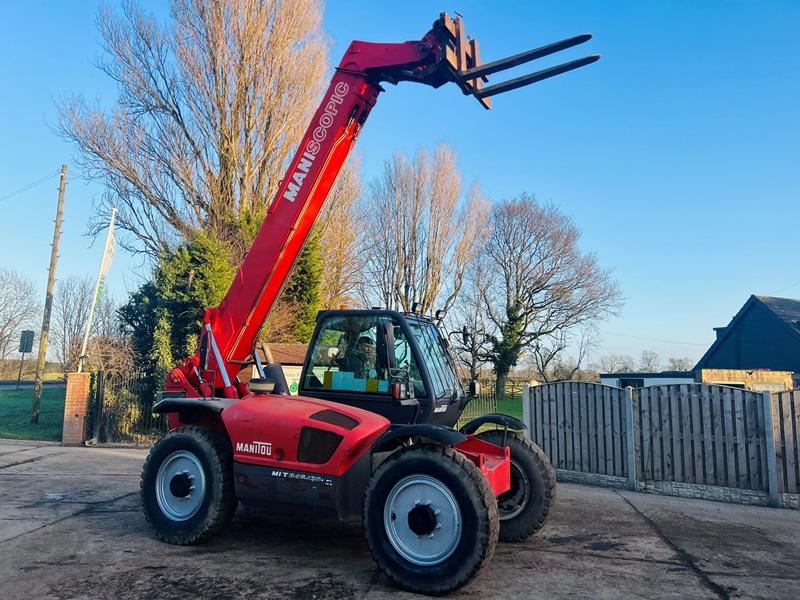 MANITOU MLT845-120 4WD TELEHANDLER C/W PALLET TINES *VIDEO*