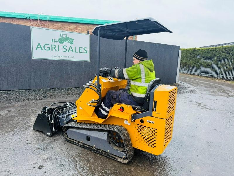 *NEW*NEWRICK ZW480 PEDESTRIAN LOADER*C/W 3 IN ONE BUCKET*2025*VIDEO*