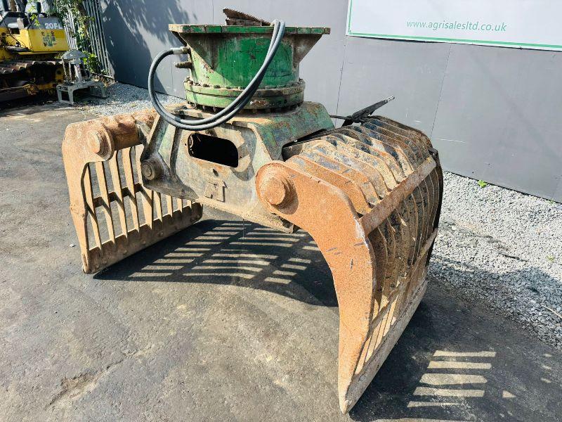 SELECTOR GRAB TO SUIT EXCAVATOR*VIDEO*