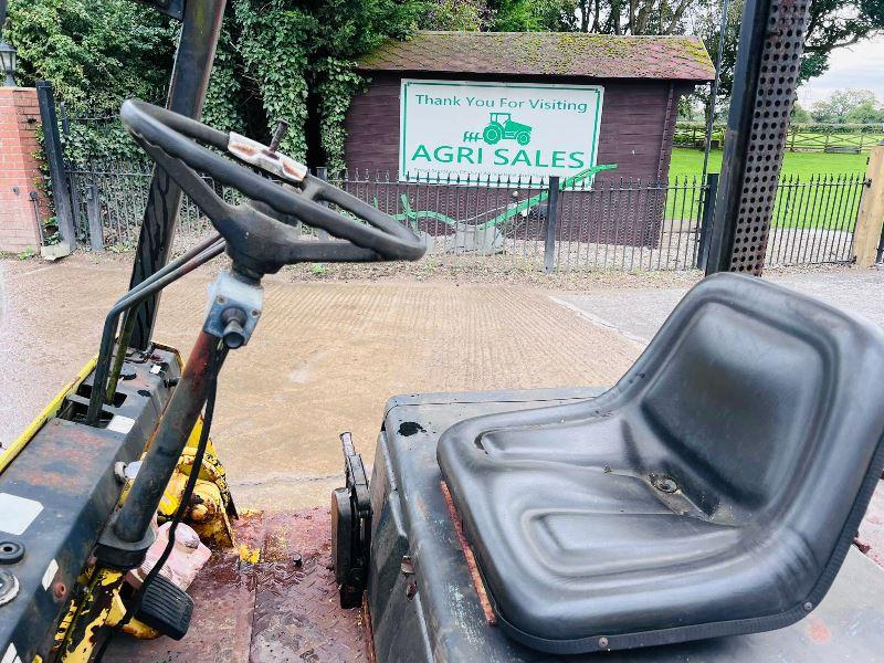HYSTER 2.5 CONTAINER SPEC DIESEL FORK LIFT C/W SIDE SHIFT & ISUZU ENGINE *VIDEO*