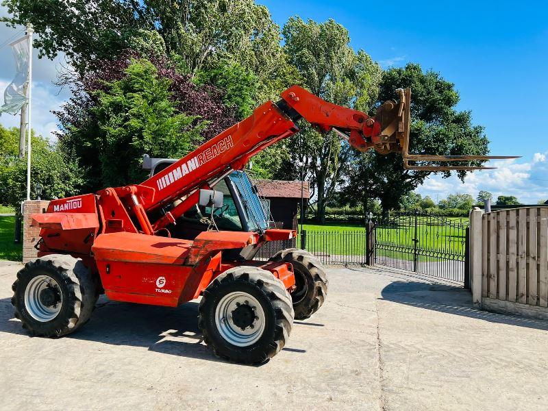 MANITOU MLT628T 4WD TELEHANDLER *AG-SPEC* C/W PICK UP HITCH *VIDEO*