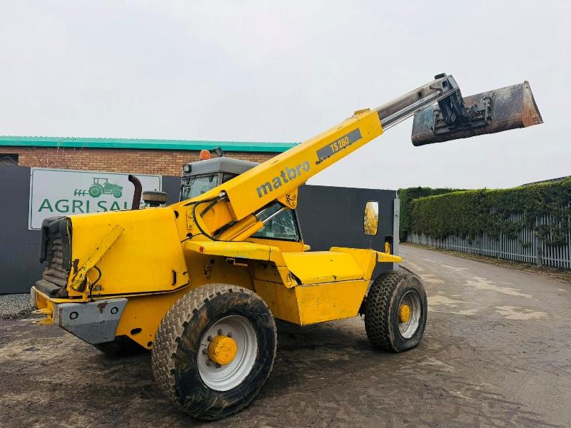 MATBRO TS280 TELEHANDLER*C/W BUCKET*VIDEO*