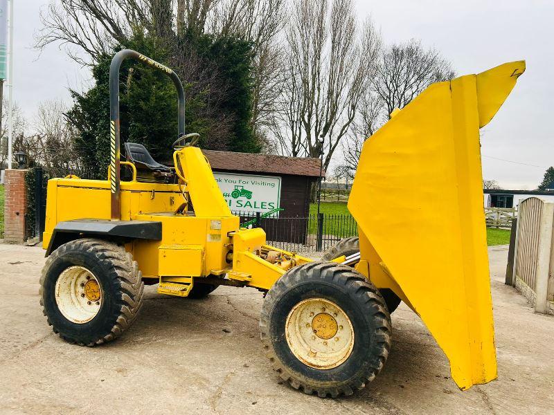 BARFORD SX7000 4WD DUMPER C/W ROLE FRAME & PERKINS PHASER ENGINE *VIDEO*