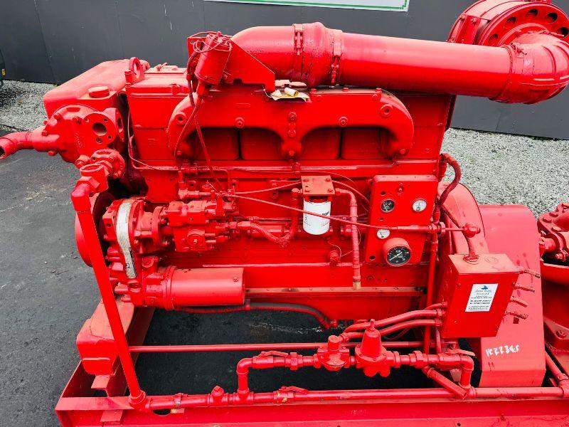 CUMMINGS N-855-F 6 INCH WATER PUMP *C/W 6 CYLINDER ENGINE*VIDEO*