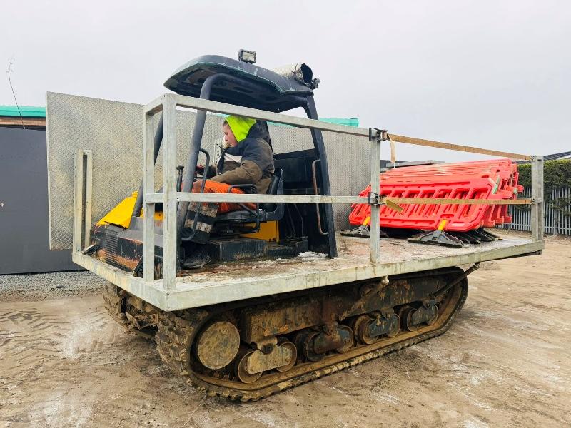 8 TONNE YANMAR TRACKED DUMPER*C/W HYDRAULIC WINCH*VIDEO*