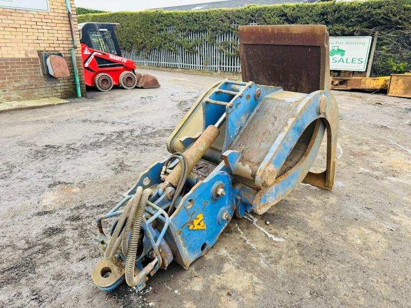 ARDEN HYDRAULIC ROTATING ROCK GRAPPLE*YEAR 2011*VIDEO*