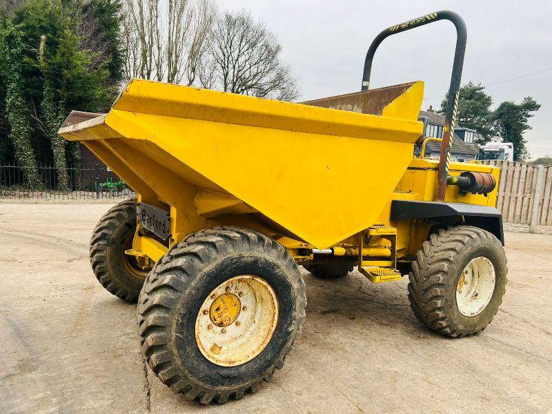 BARFORD SX7000 4WD DUMPER C/W ROLE FRAME & PERKINS PHASER ENGINE *VIDEO*