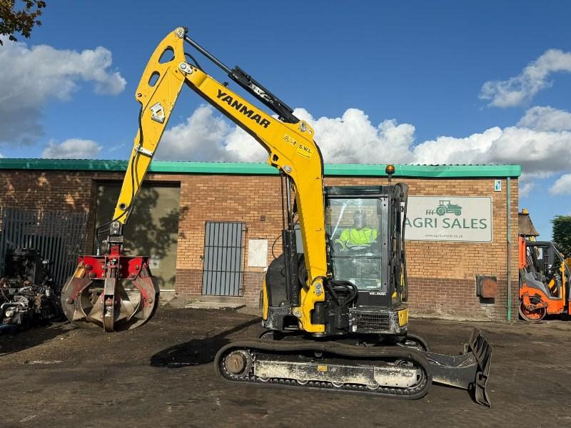 YANMAR SV60-A EXCAVATOR*YEAR 2019*C/W SCRAP GRAB*VIDEO*