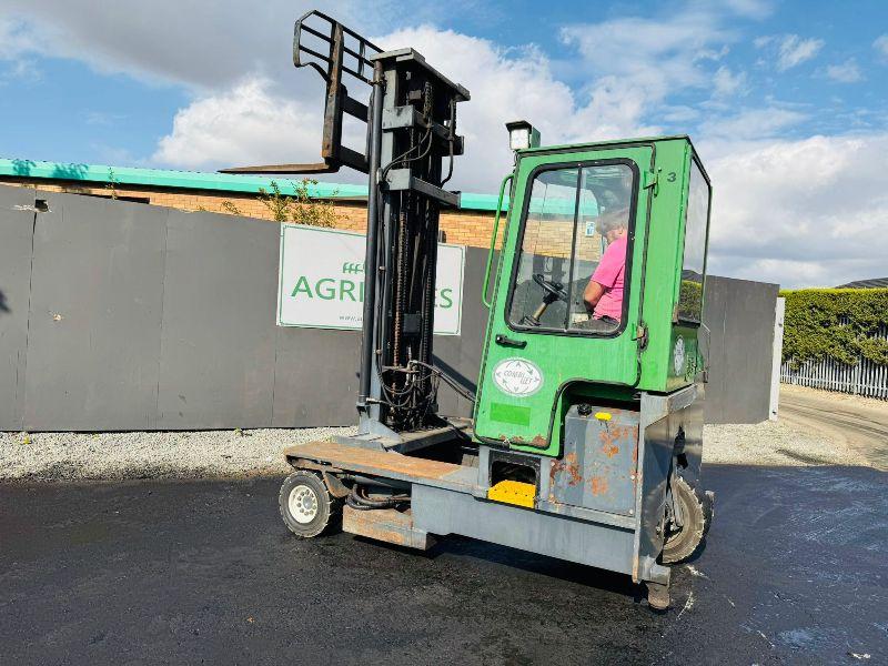 COMBILIFT C4500 DIESEL TRUCK MOUNTED FORKLIFT*C/W FORK POSITIONER*VIDEO*