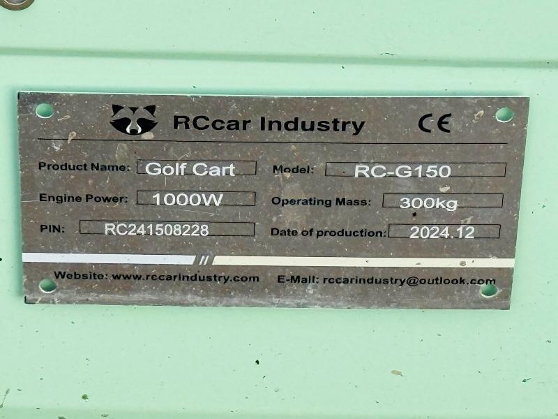 *NEW UNUSED*RACOON RC-G150 ELECTRIC CAR*YEAR 2024*1 OF 2*VIDEO*