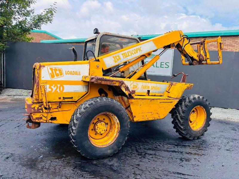 JCB 520 TELEHANDLER*AG SPEC*READING 3111 HOURS*VIDEO*