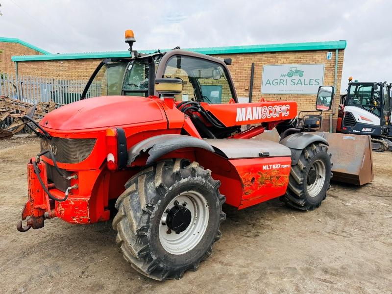 MANITOU MLT 627T TELEHANDLER*C/W BUCKET*VIDEO*