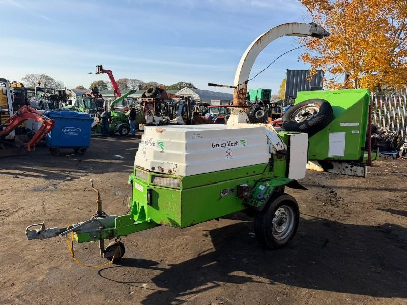 GREEN MECH CM200 TOWABLE WOOD CHIPPER*C/W LISTER ENGINE*VIDEO*