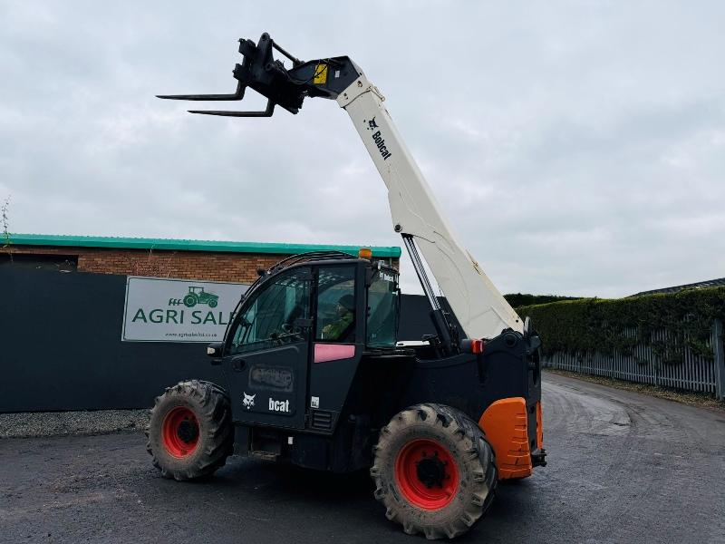 BOBCAT TL470 TELEHANDLER*C/W PALLET TINES*YEAR 2012*5507 HOURS*VIDEO*