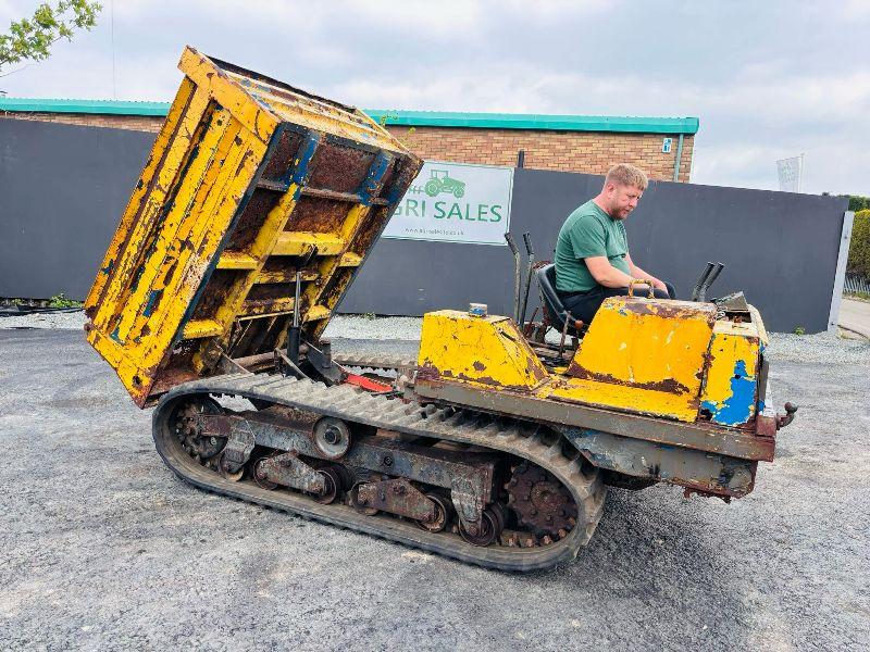 YANMAR 3 TONNE TRACKED DUMPER *C/W HYDRAULIC TIP*VIDEO*
