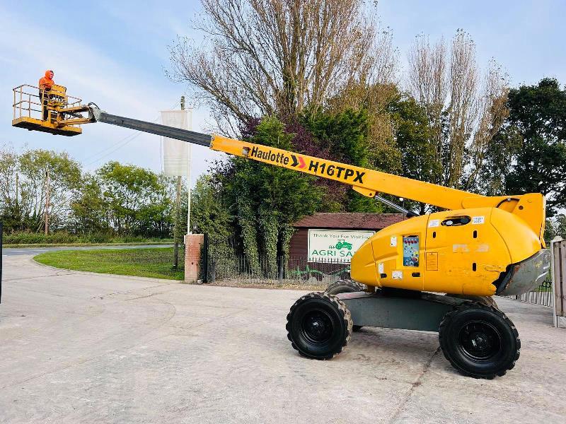 HAULOTTE H16TPX AIREL PLATFORM *16 METER, YEAR 2012* C/W TELESCOPIC BOOM*VIDEO* 