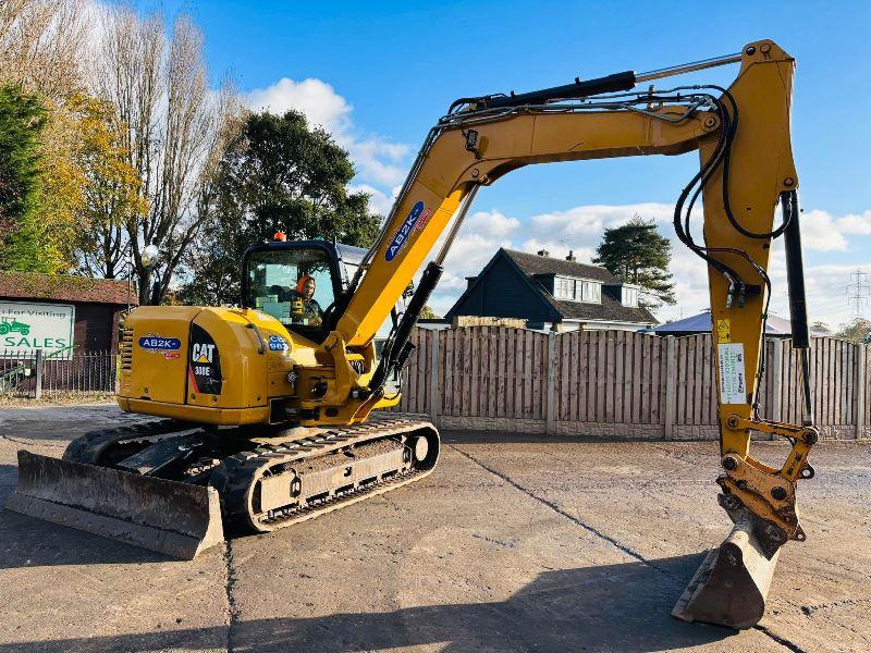CATERPILLAR 308E2CR EXCAVATOR *YEAR 2014* C/W QUICK HITCH *VIDEO*