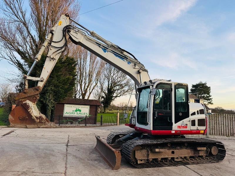 TAKEUCHI TB2150R EXCAVATOR *YEAR 2018, 5851 HOURS* C/W PIPPED FOR GRAB *VIDEO*
