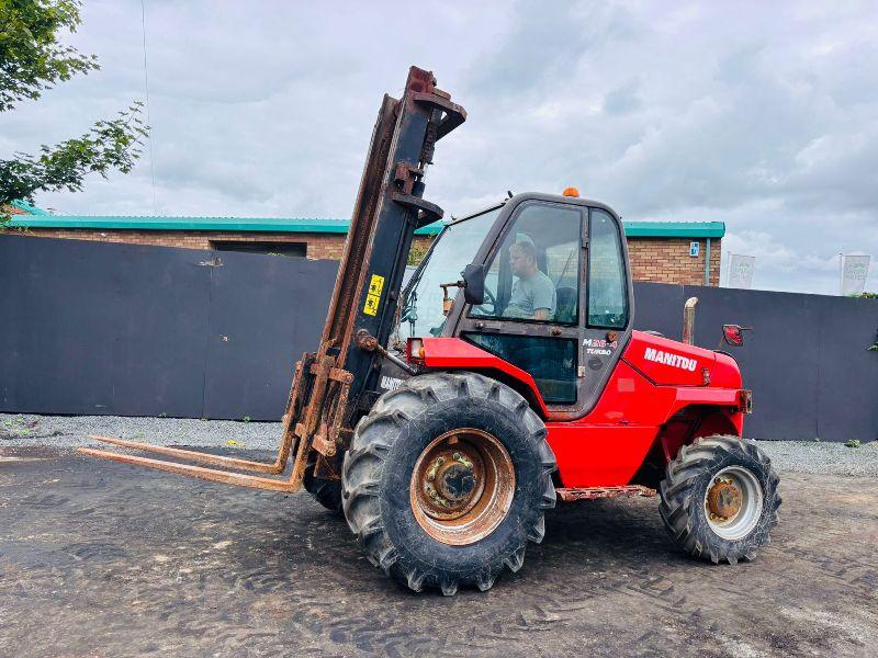 MANITOU M26-4 TURBO 4X4  FORKLIFT*YEAR 2012*C/W PALLET TINES*VIDEO*