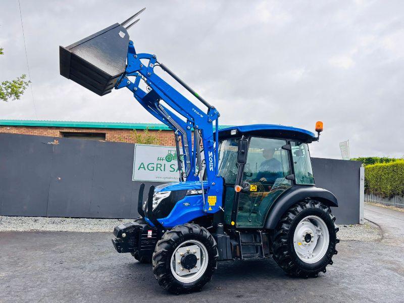 SOLIS 50RX TRACTOR*C/W SOLIS FRONT LOADER*194 HOURS*YEAR 2021*VIDEO*