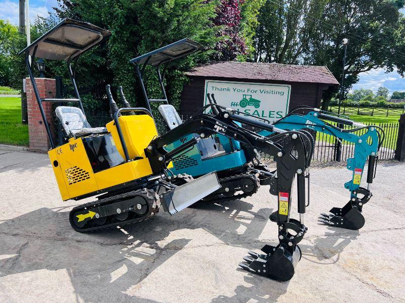 UNUSED JPC PC10 TRACKED EXCAVATOR * YEAR 2023, CHOICE OF 2*VIDEO*